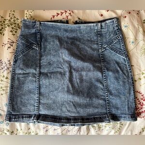 Wild Fable Blue Denim Mini Skirt